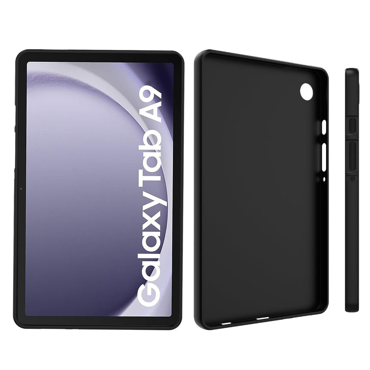 Für Samsung Galaxy Tab A9+ Silikon-Hybrid-PC-Tablet-Hülle mit