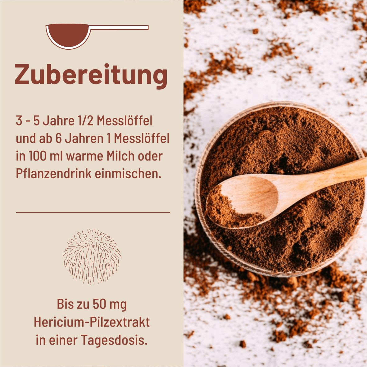 naturalplace® BAMBINI Kakao Drink - für Kinder ab 3 mit Vitalstoffen und Vitaminen, Pulver, 150 g, für Immunsystem, Knochen, und geistige Leistung**