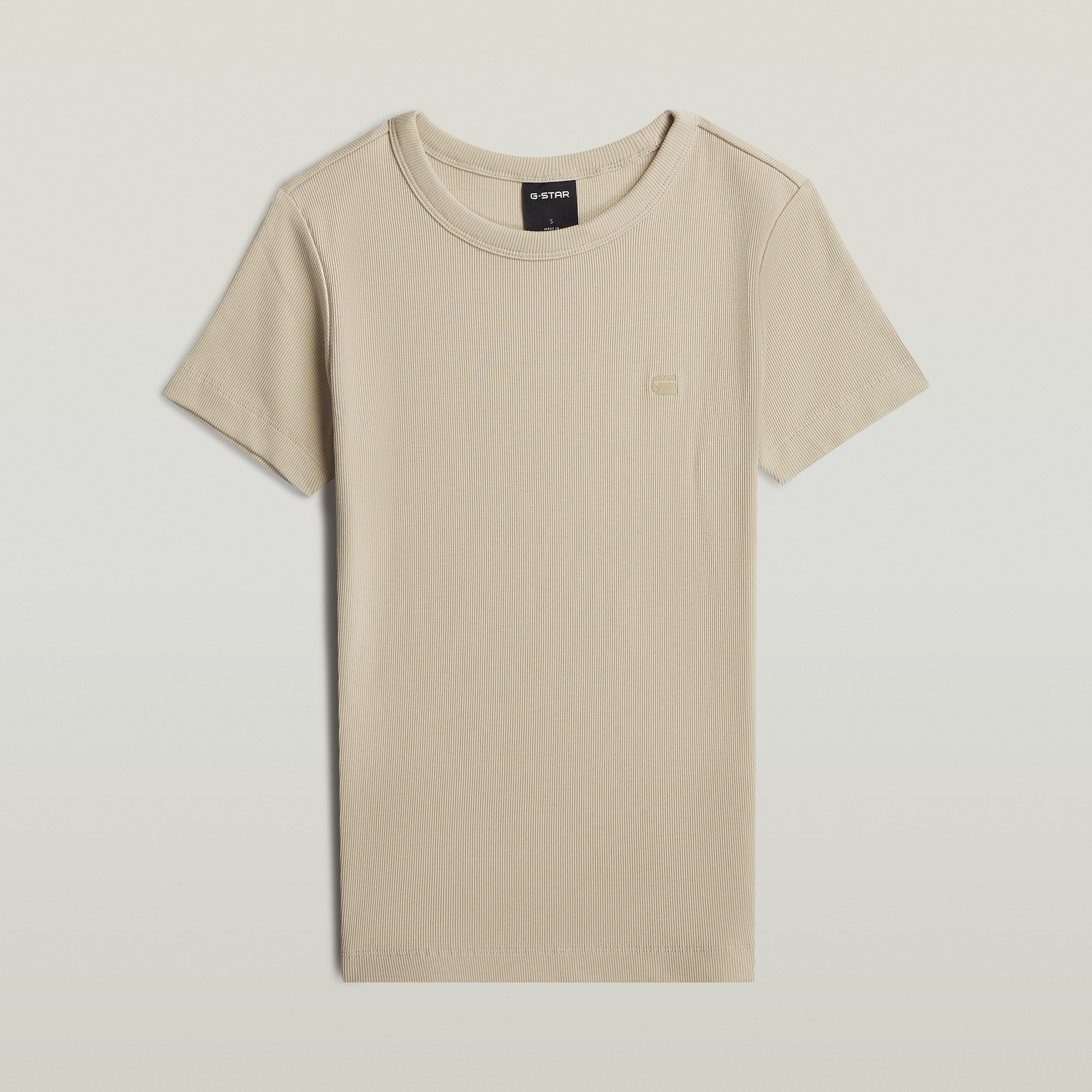 G-STAR T-Shirt Slim Rib Wmn in Rundhalsform – Bild 5 von 5