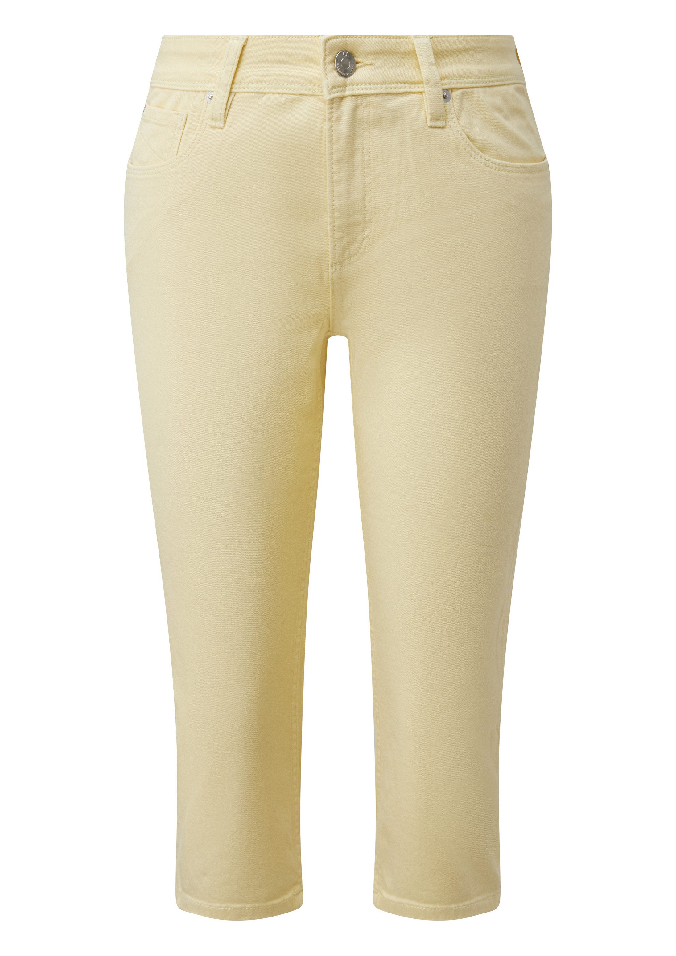 QS Caprihose Jeans-Hose CATIE Capri-Jeans Catie / Slim Fit / Mid Rise