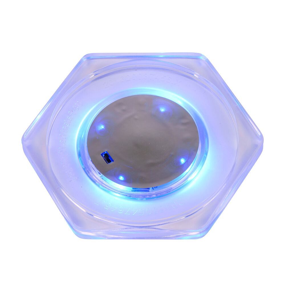 Sportime Air-Hockeytisch Airhockey Puck LED, sechseckig, LED-Beleuchtung