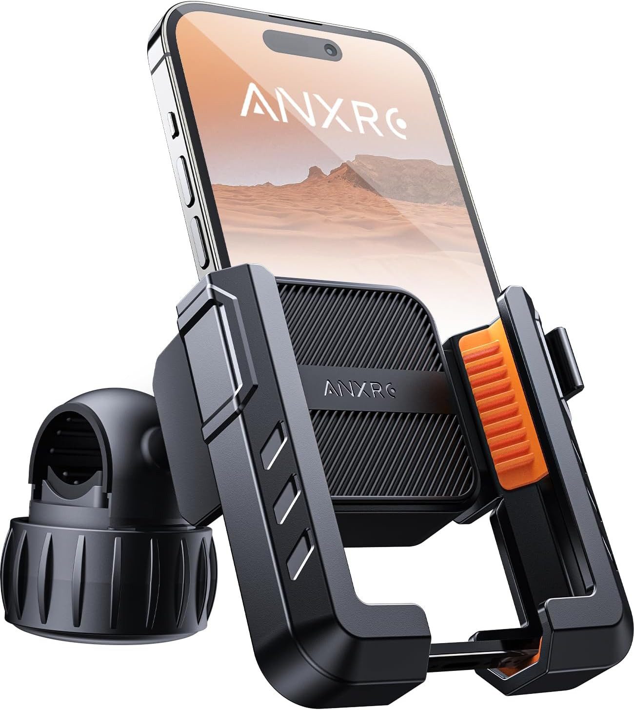 autolock Motorhalterung Handyhalterung Fahrrad Lenker,Handyhalter Motorrad,360° Drehbar, Universal Handyhalterung Lenker Motorrad für 4.7"-7" Smartphone