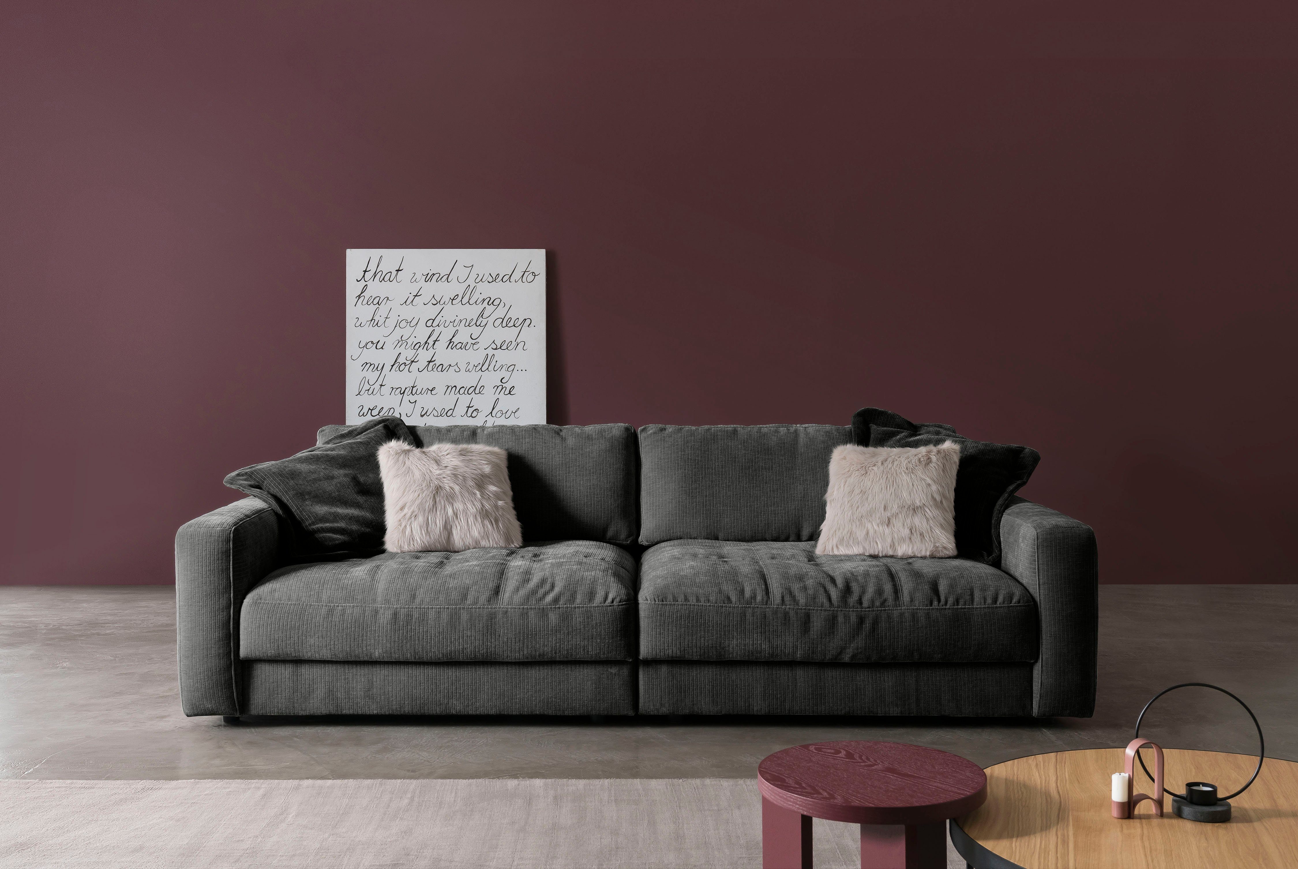 BETYPE Big-Sofa Be Comfy, legerer Sitzkomfort, günstig online kaufen