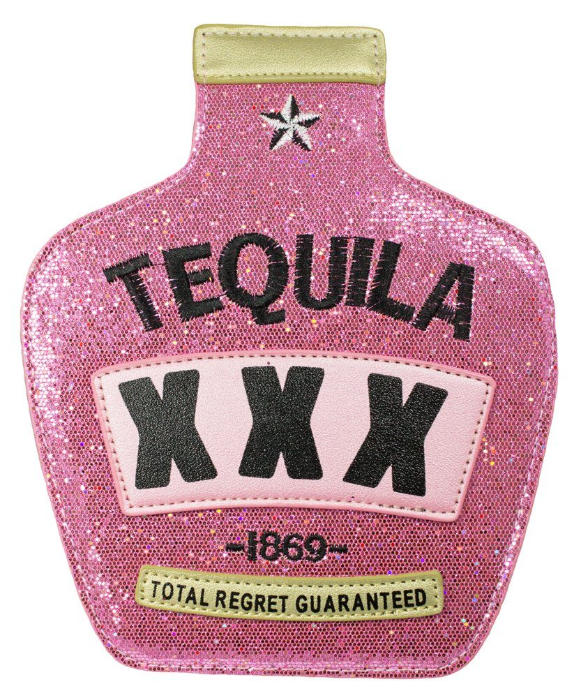 Das Kostümland Kostüm Hochwertige Glitzer Handtasche - Tequila 23cm günstig online kaufen