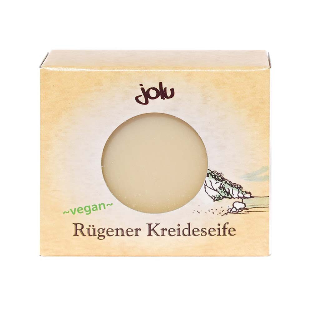 Jolu Feste Duschseife Dusch- und Handseife - Rügener-Kreide 90g