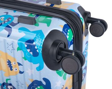 Hauptstadtkoffer Kinderkoffer Mitte, 4 Rollen, Kindertrolley Handgepäck-Koffer TSA-Schloss Volumenerweiterung
