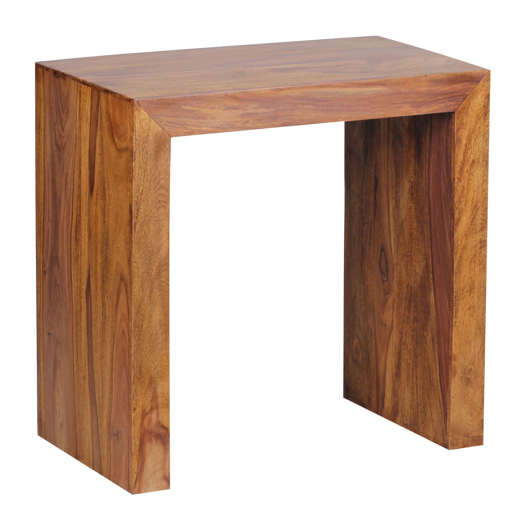 FINEBUY Beistelltisch SuVa2541_1 (MUMBAI Massivholz Tisch günstig online kaufen