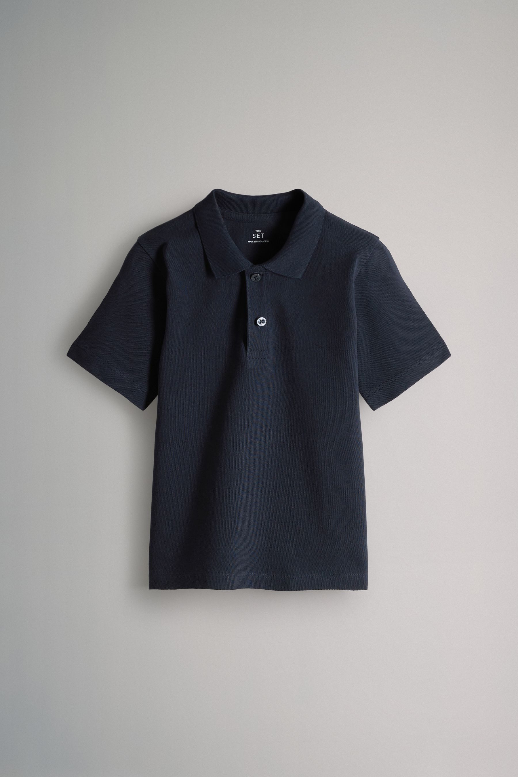 The Set Poloshirt The Set Poloshirts aus Baumwollpiqué, 5er-Pack (4-tlg)