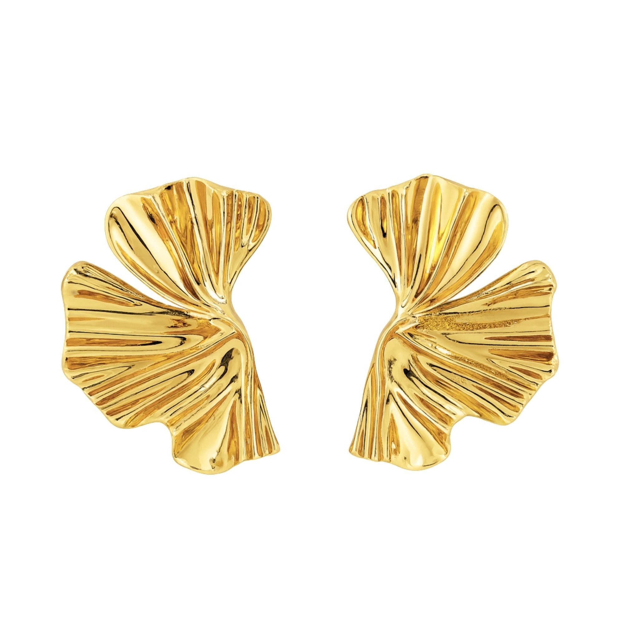 Heideman Paar Ohrstecker Zuleika goldfarben (Ohrringe, inkl. Geschenkverpackung), Statement Ohrringe Frauen