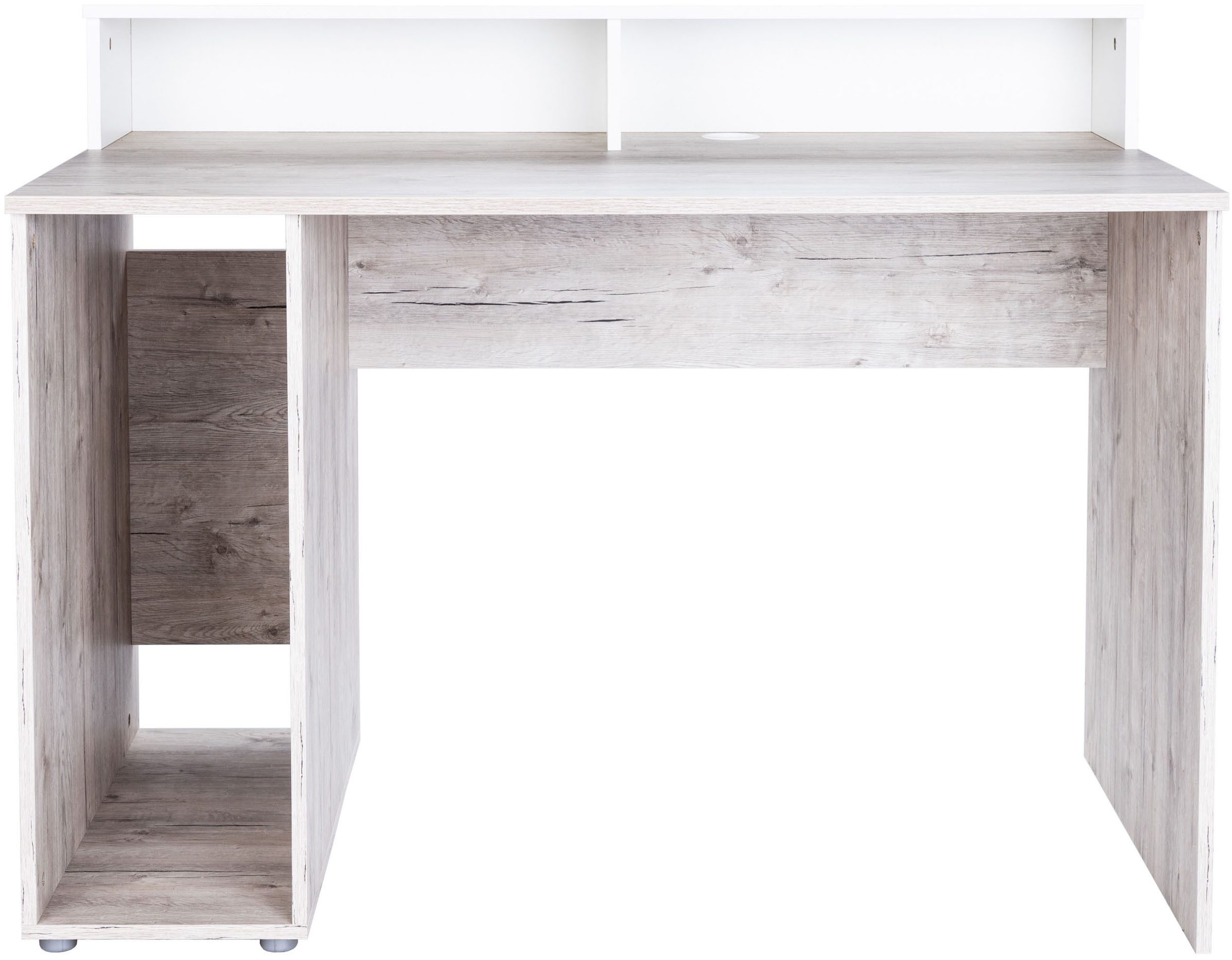OTTO home Gamingtisch Gaming Schreibtisch »Riekke« (1-St), 1 Computerfach, 2 offene Ablagefächer