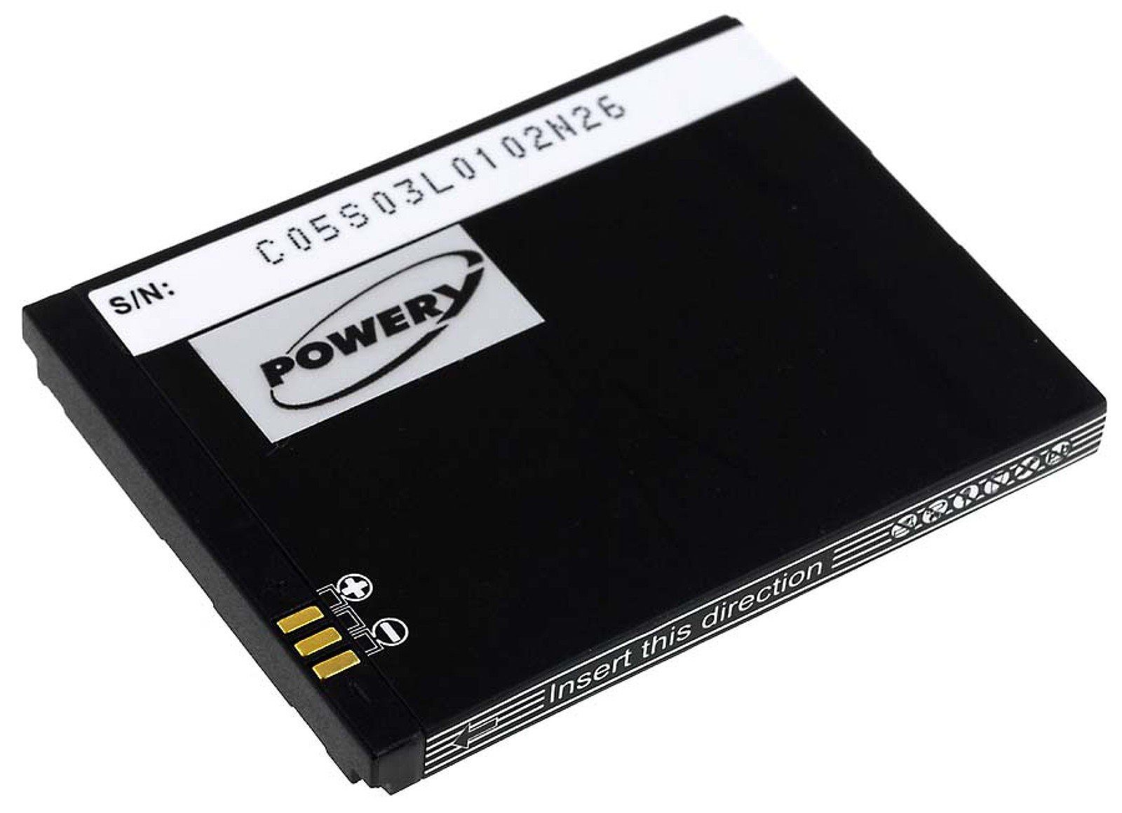 Powery Akku für Emporia Click V32C Handy-Akku 1000 mAh (3.7 V)