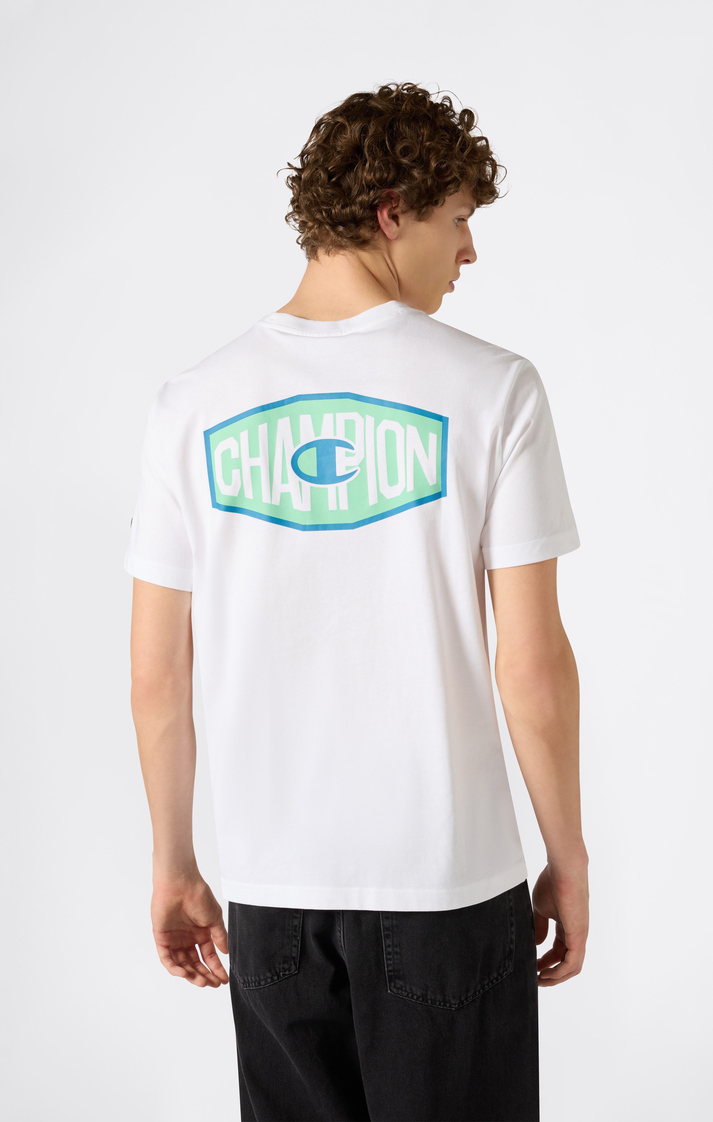 Champion T-Shirt Graphic T- Shirt aus Baumwolle, für Erwachsene geeignet