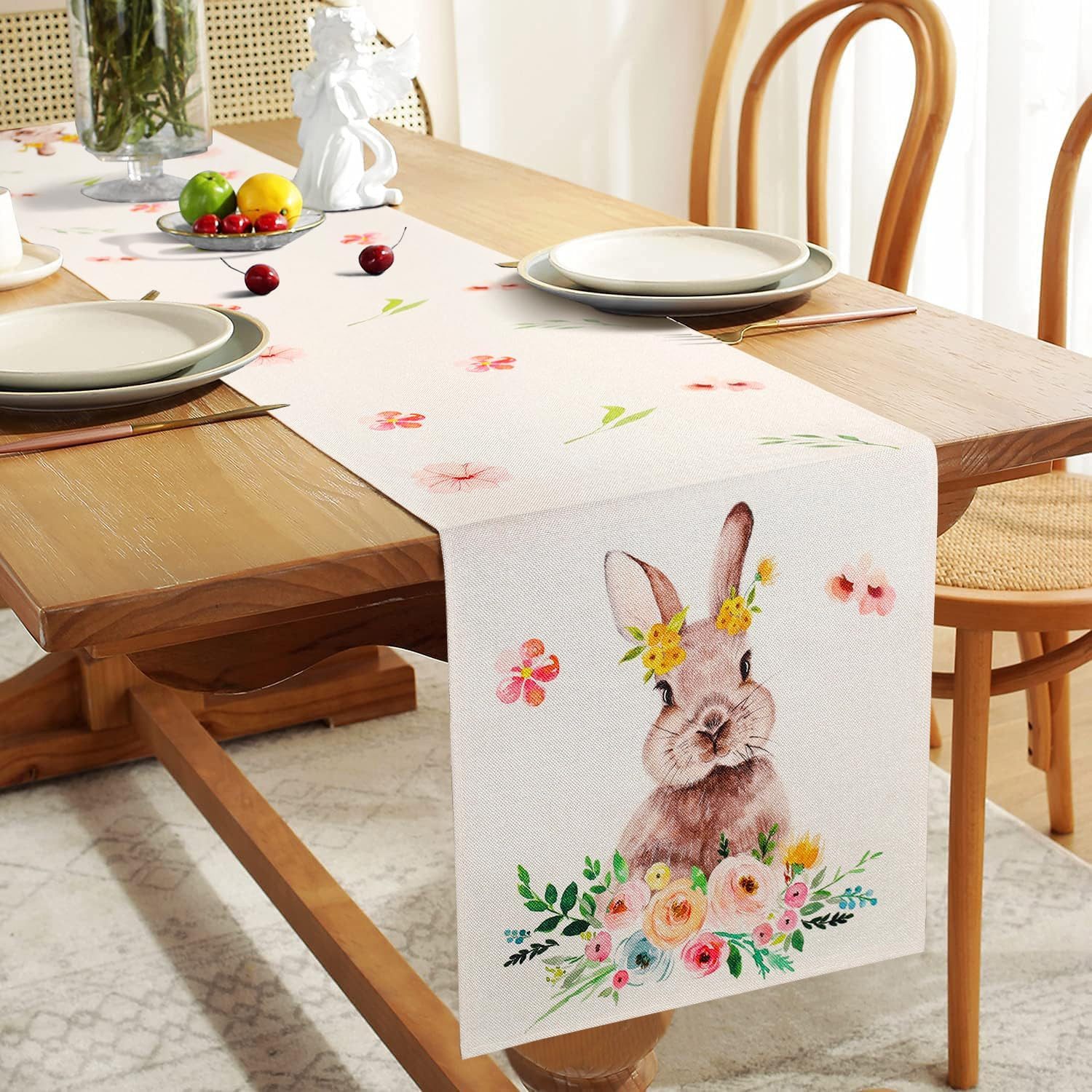 Coonoor Tischläufer Ostern Tischläufer, Frühling Küche Esstisch Dekoration günstig online kaufen