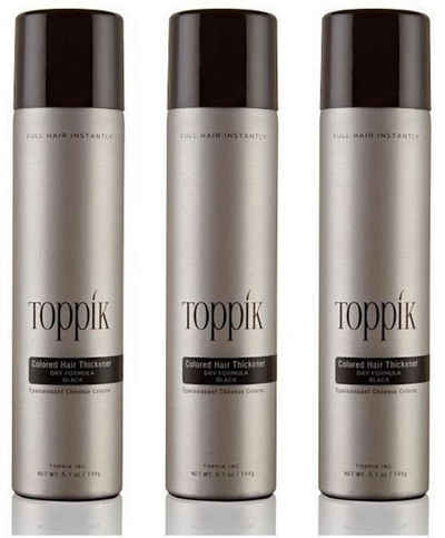 TOPPIK Haarstyling-Set 3 x TOPPIK Hair Thickener Spray - Haarverdichtungsspray - Haarverdichtung - Haarverdichter, 3 x 144ml, Für mehr Fülle