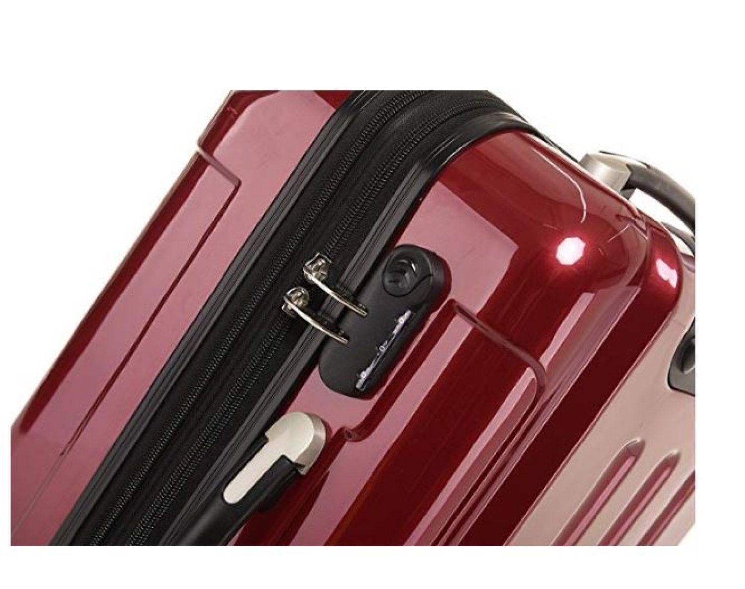 Beibye Trolleyset 2-teilig 65 + 55 cm, 4 Doppel-Rollen, Dehnfalte, div. Farben