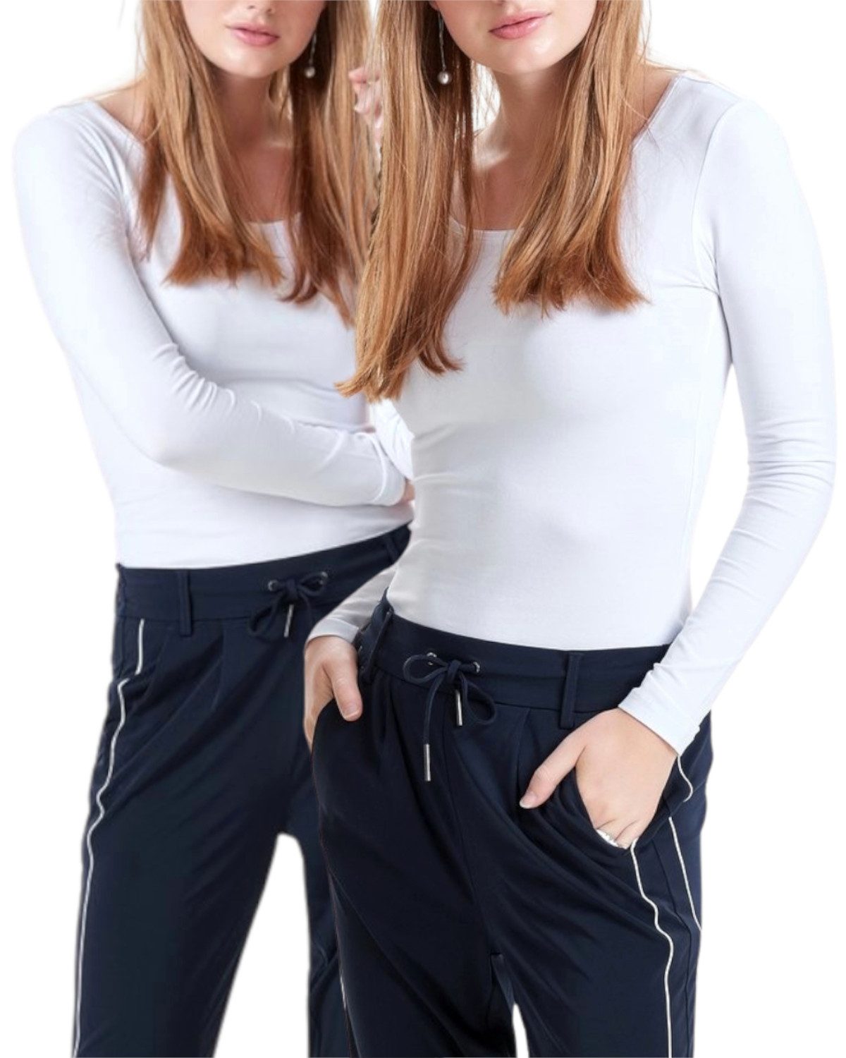 ONLY Langarmshirt Basic Shirt im 2er-Set günstig online kaufen