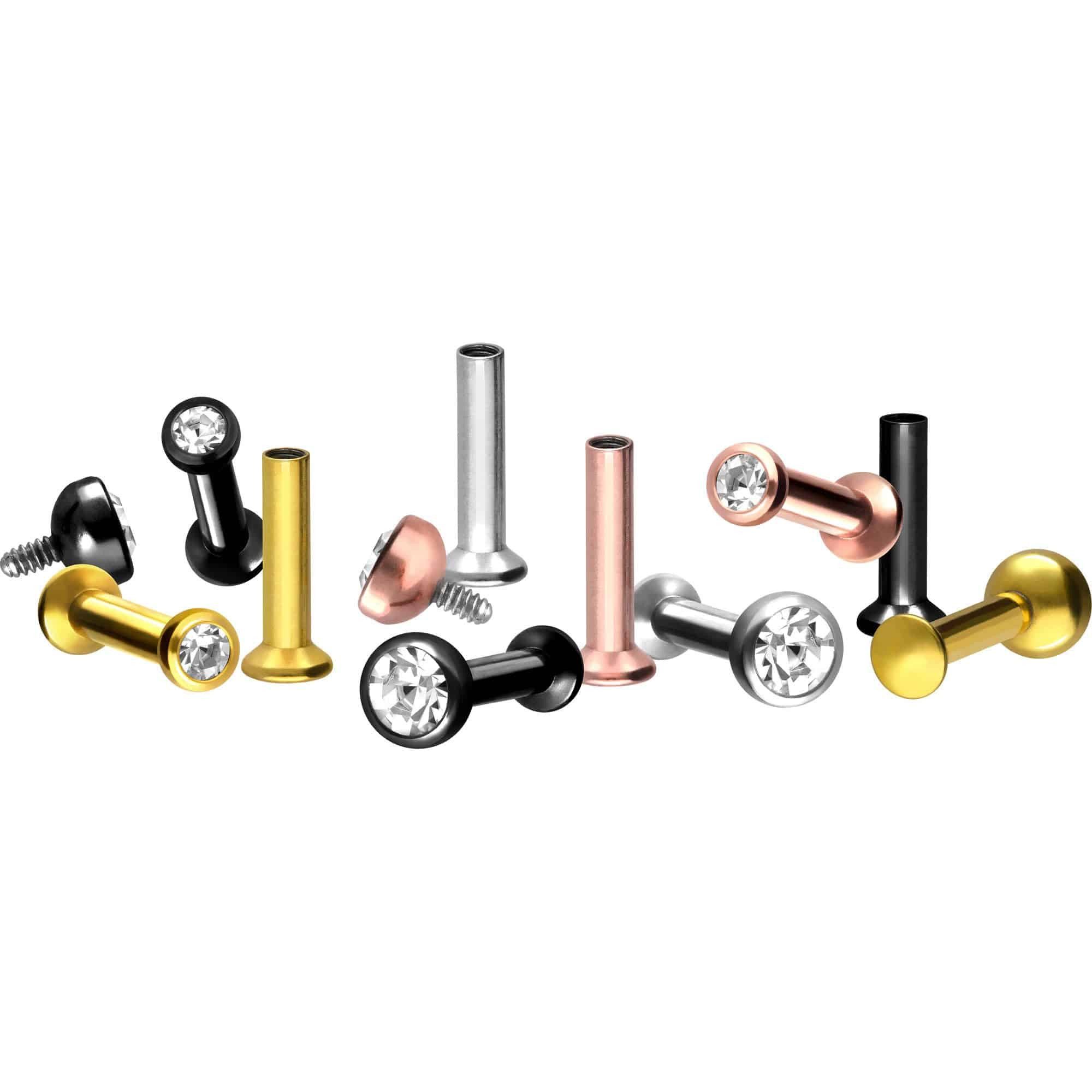 PIERCINGLINE Piercing-Set Chirurgenstahl Triple Piercing Mini Labret mit In günstig online kaufen