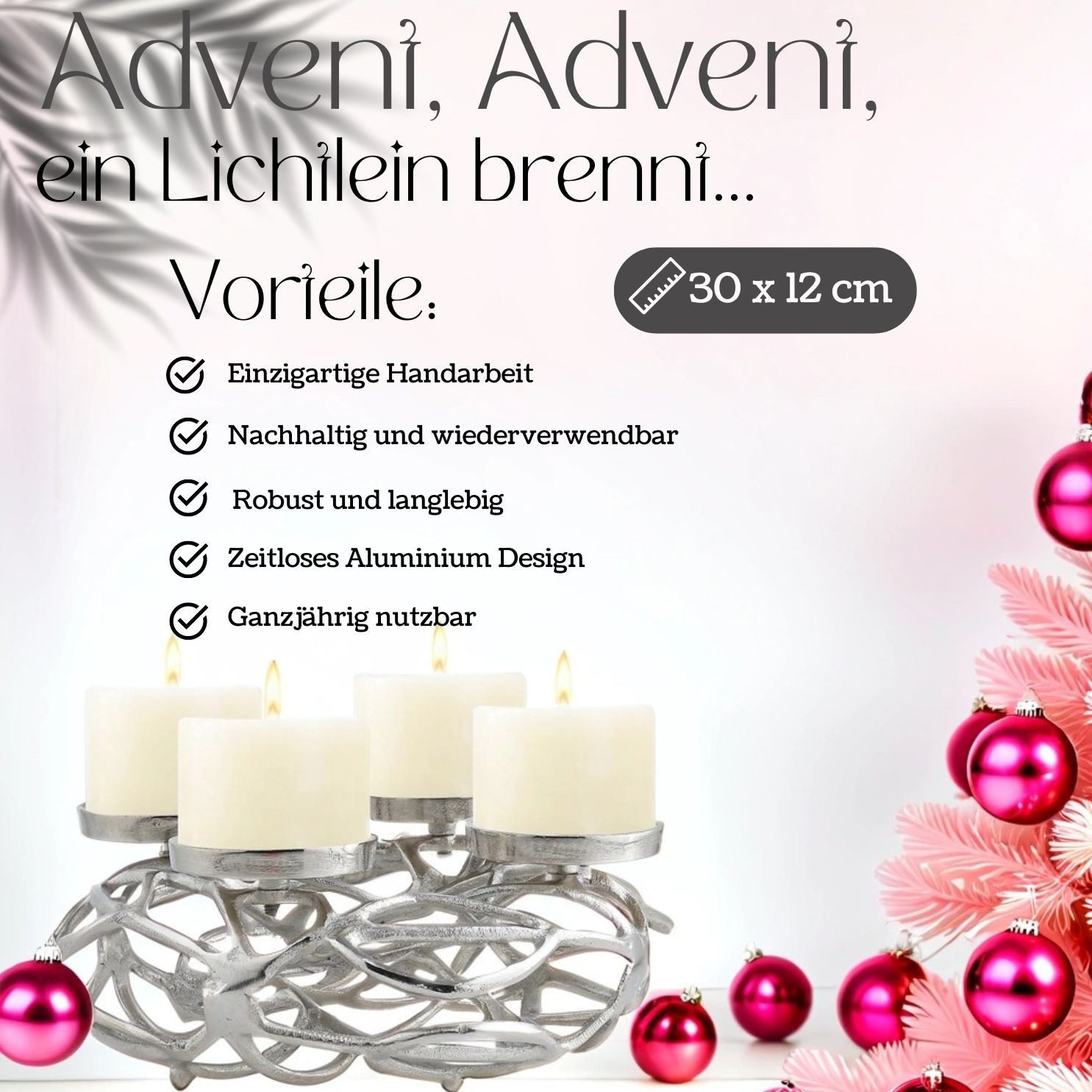 Marrakesch Orient & Mediterran Interior Adventskranz Moderne Deko Adventskr günstig online kaufen