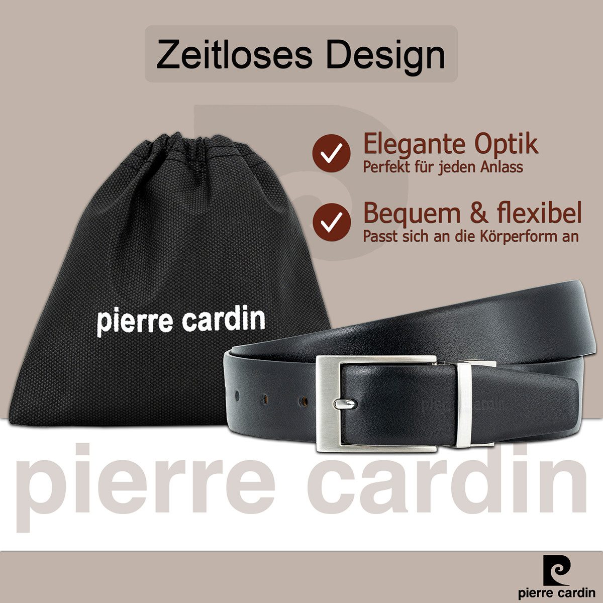 Pierre Cardin Ledergürtel