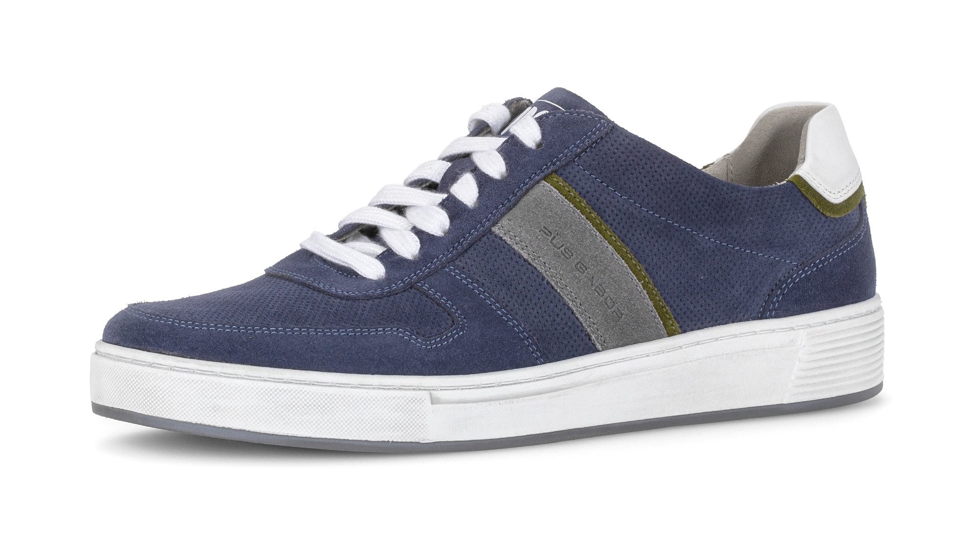 Pius Gabor Sneaker Freizeitschuh, Halbschuh, Schnürer mit Kontrastbesätze, Weite G