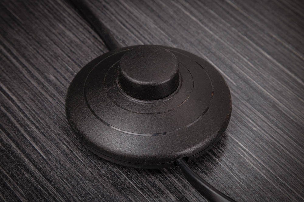 riess-ambiente Bogenlampe LEVELS 205cm braun / beige / weiß, ohne Leuchtmittel, Wohnzimmer · Leinen · Metall · Marmor · Retro