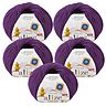 10 x ALIZE COTTON GOLD HOBBY NEW 122 PURPLE