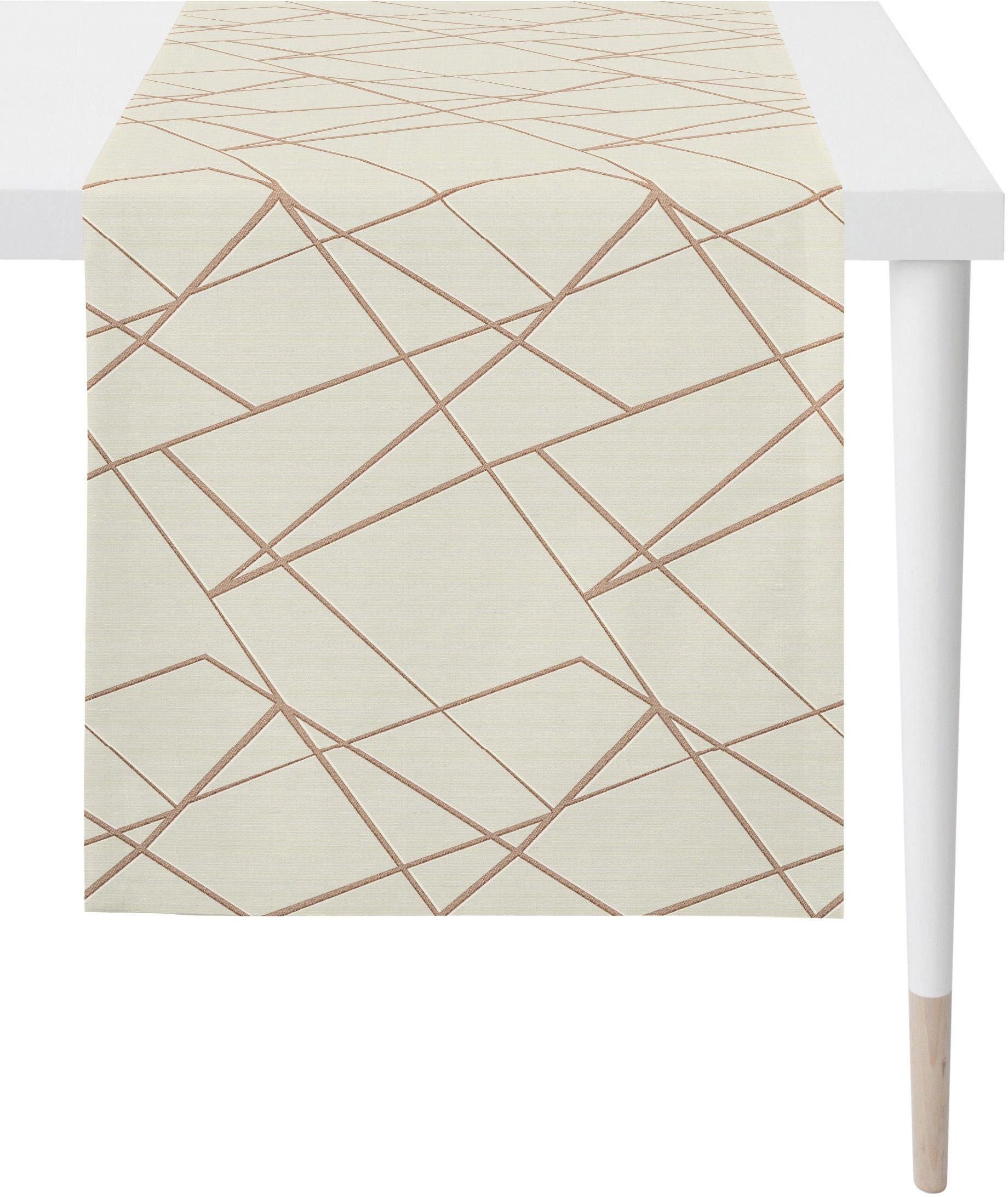 APELT Tischläufer Vio - Loft Style, Jacquard (1-tlg) natur/beige