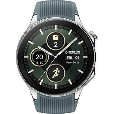 OnePlus Watch 2 Black Steel, Smartwatch, Bluetooth, Wifi, GPS, NFC Smartwatch, GPS, NFC, Wifi, Bluetooth, Oximeter, Barometer
