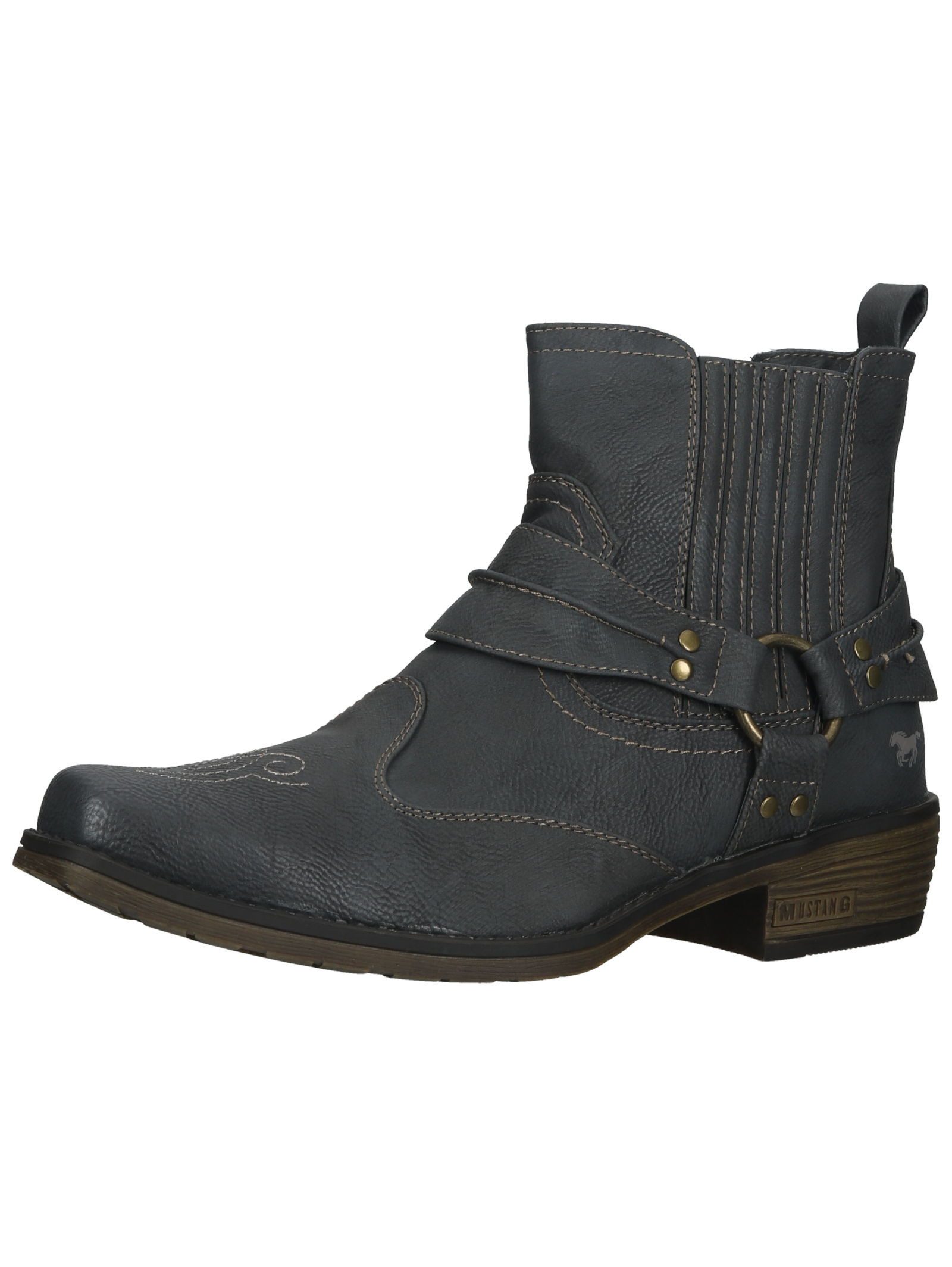 MUSTANG Stiefelette Lederimitat . Cowboy Stiefelette