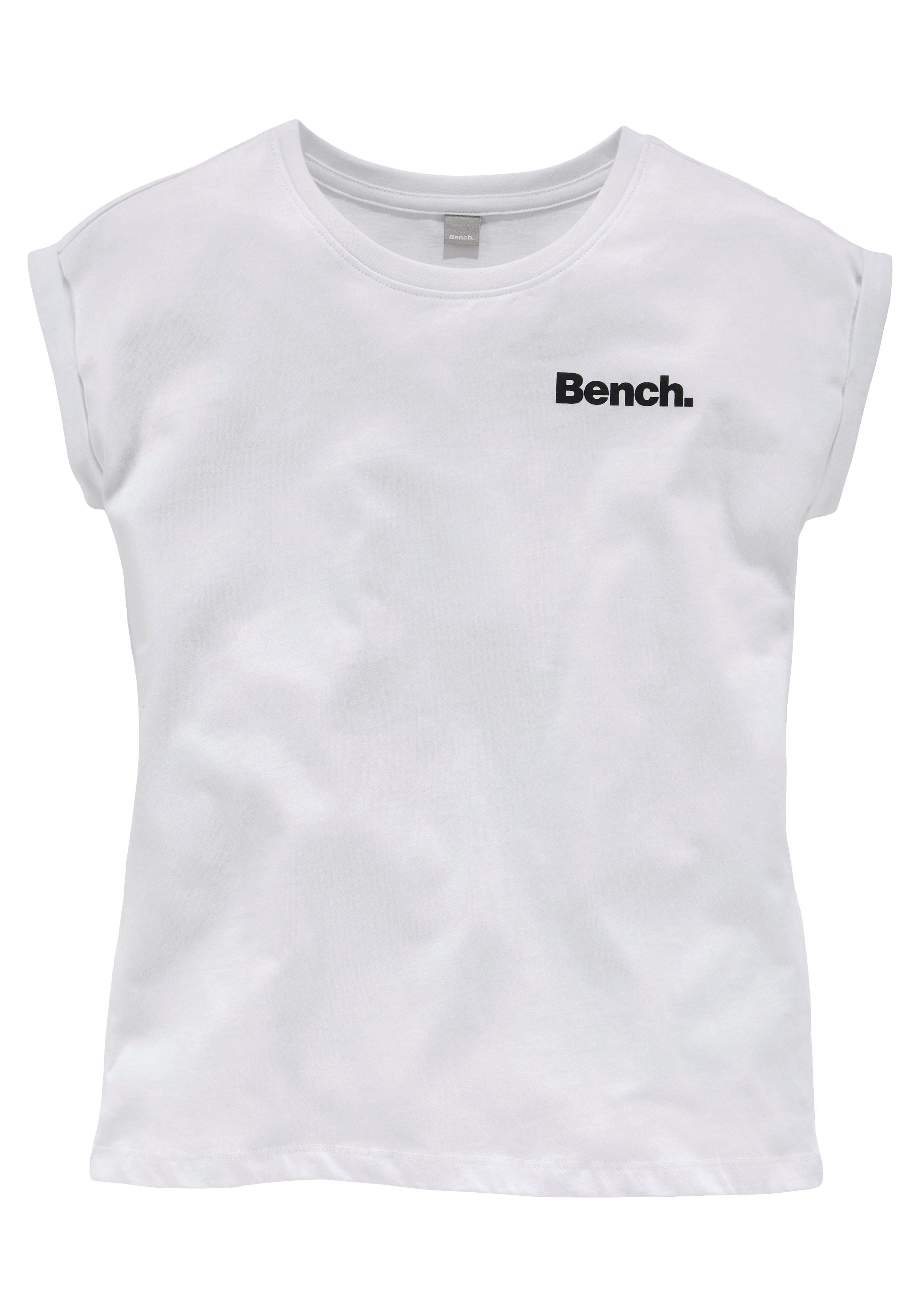 mit Rückendruck Logo T-Shirt Bench.