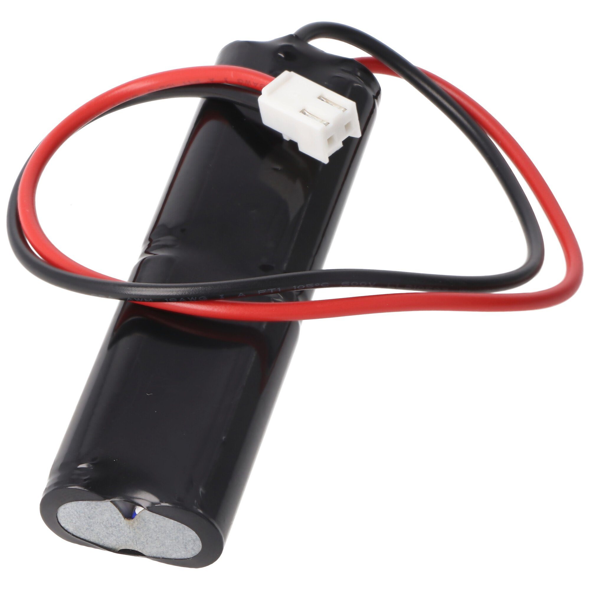 AccuCell NC Akku Not- und Sicherheitsbeleuchtung - AA-Size mit JST VHR-2 Steck Akku 800 mAh (4,8 V)