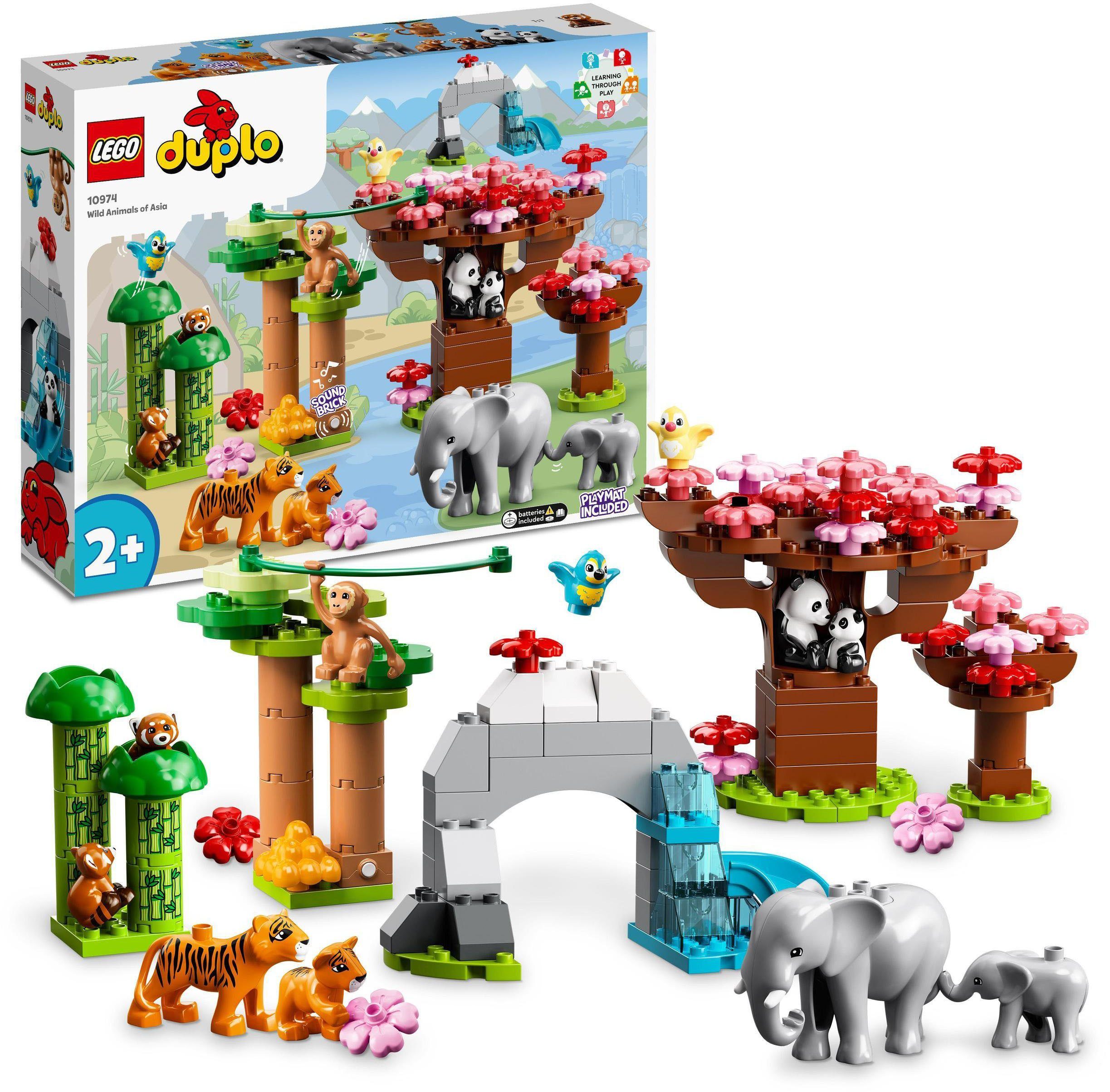 LEGO® Konstruktionsspielsteine Wilde Tiere Asiens (10974), LEGO® DUPLO,  (118 St), Made in Europe