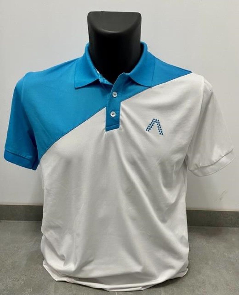 Alberto Poloshirt Alberto Golf Polo Ben Weiß/Blau Herren