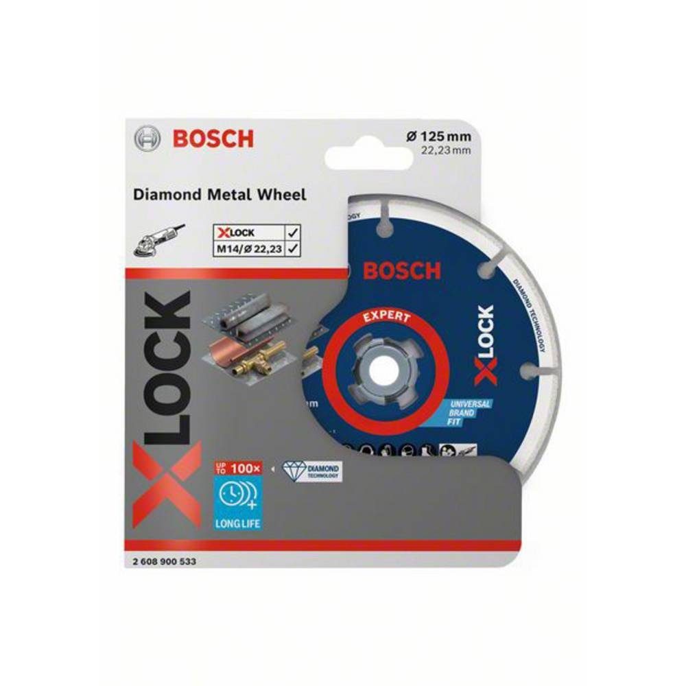 BOSCH Diamanttrennscheibe Diamanttrennscheibe Best for Metal 125 x 22.23 mm 2608900533
