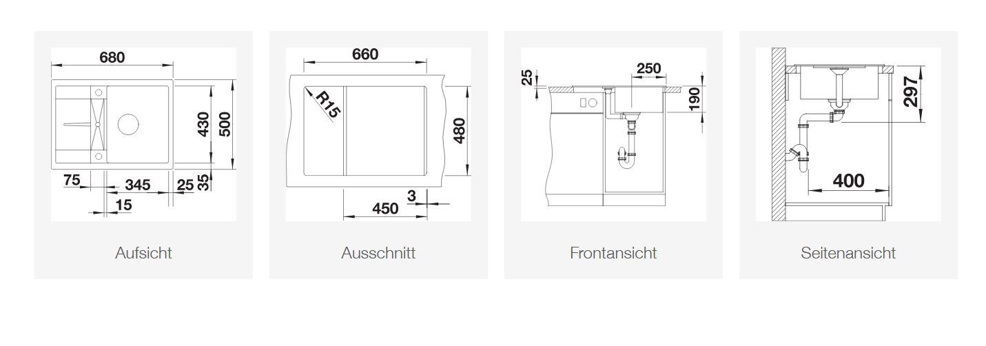 Blanco Einbauspüle Metra 45 S Compact günstig online kaufen