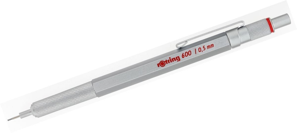 ROTRING Bleistift Feinminenbleistift 600 0,5mm HB silber
