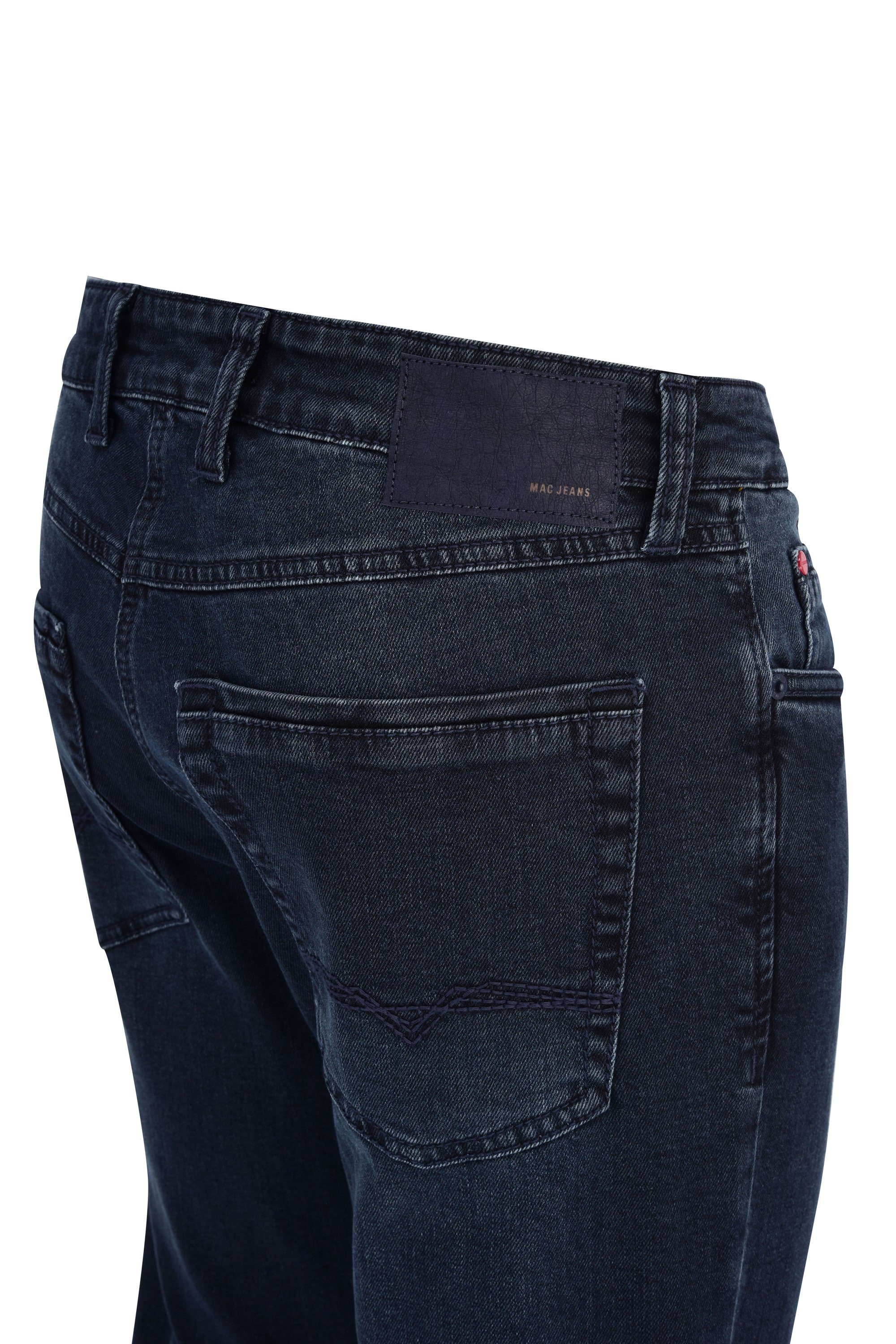 Herren Jeans MAC 5-Pocket-Jeans MAC ARNE PIPE dark blue authentic use 0506-00-1794