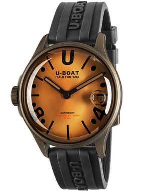 U-Boat Sportuhr U-Boat 9546 Darkmoon Brown Vintage Herrenuhr 44mm