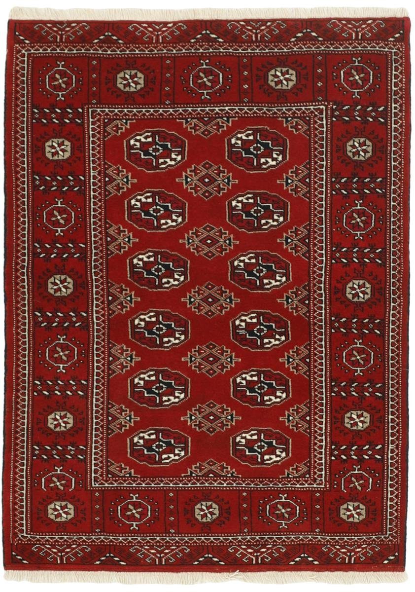 Orientteppich Turkaman 104x145 Handgeknüpfter Orientteppich / Perserteppich, Nain Trading, rechteckig, Höhe: 6 mm