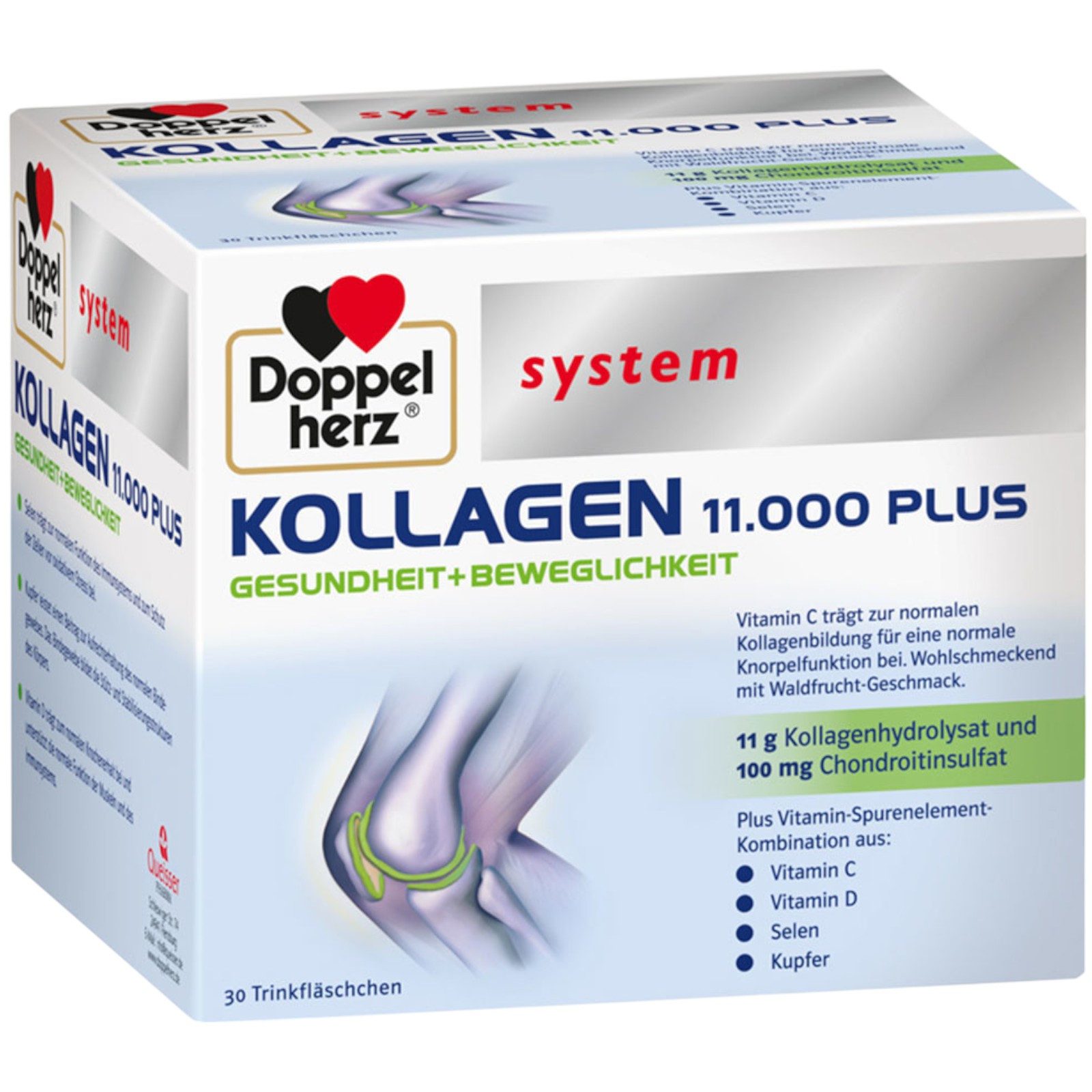Doppelherz System Kollagen 11.000 Plus Trinkflaschen Tropfen