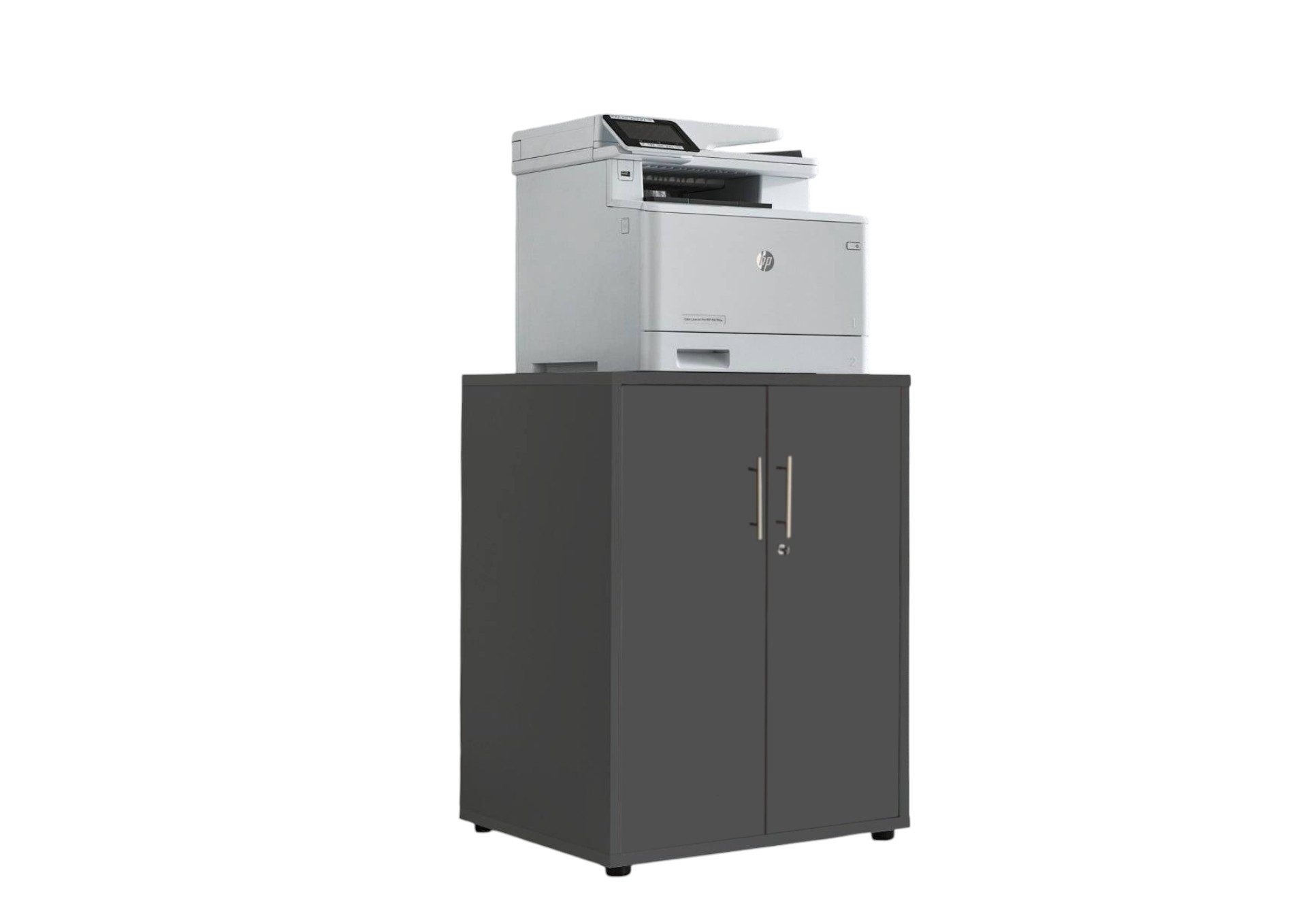 moebel-dich-auf Aktenschrank Druckerkommode TABOR (ideal für Drucker, 2-türig) 74 cm hoch, Ablagefläche: 54 x 50 cm