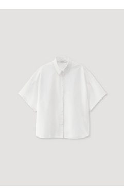 Hessnatur Klassische Bluse Brushed Popeline Oversize aus reiner Bio-Baumwolle (1-tlg)