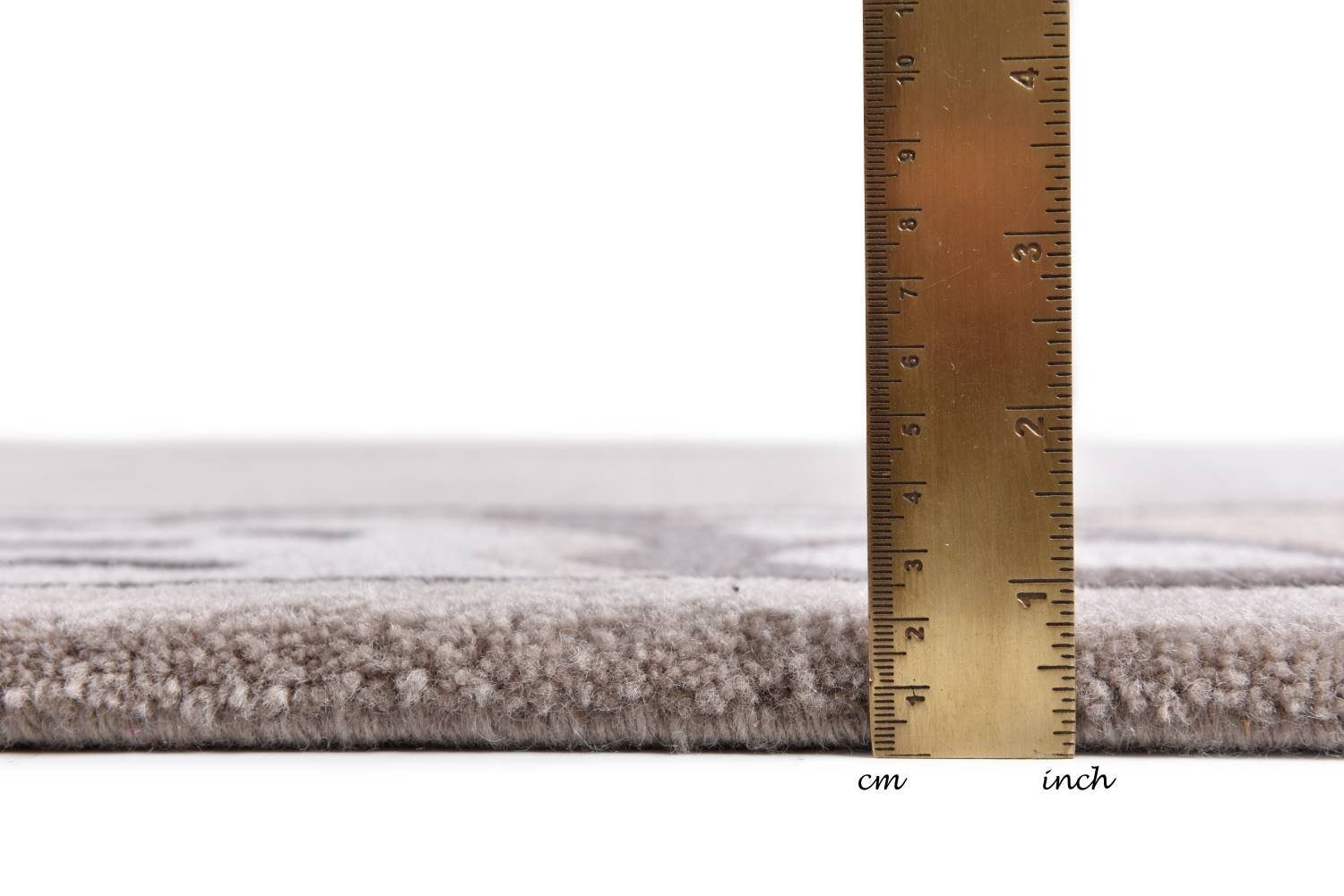 Teppich Gurkha, Rechteckig, x 162 THEKO, 230 grey cm