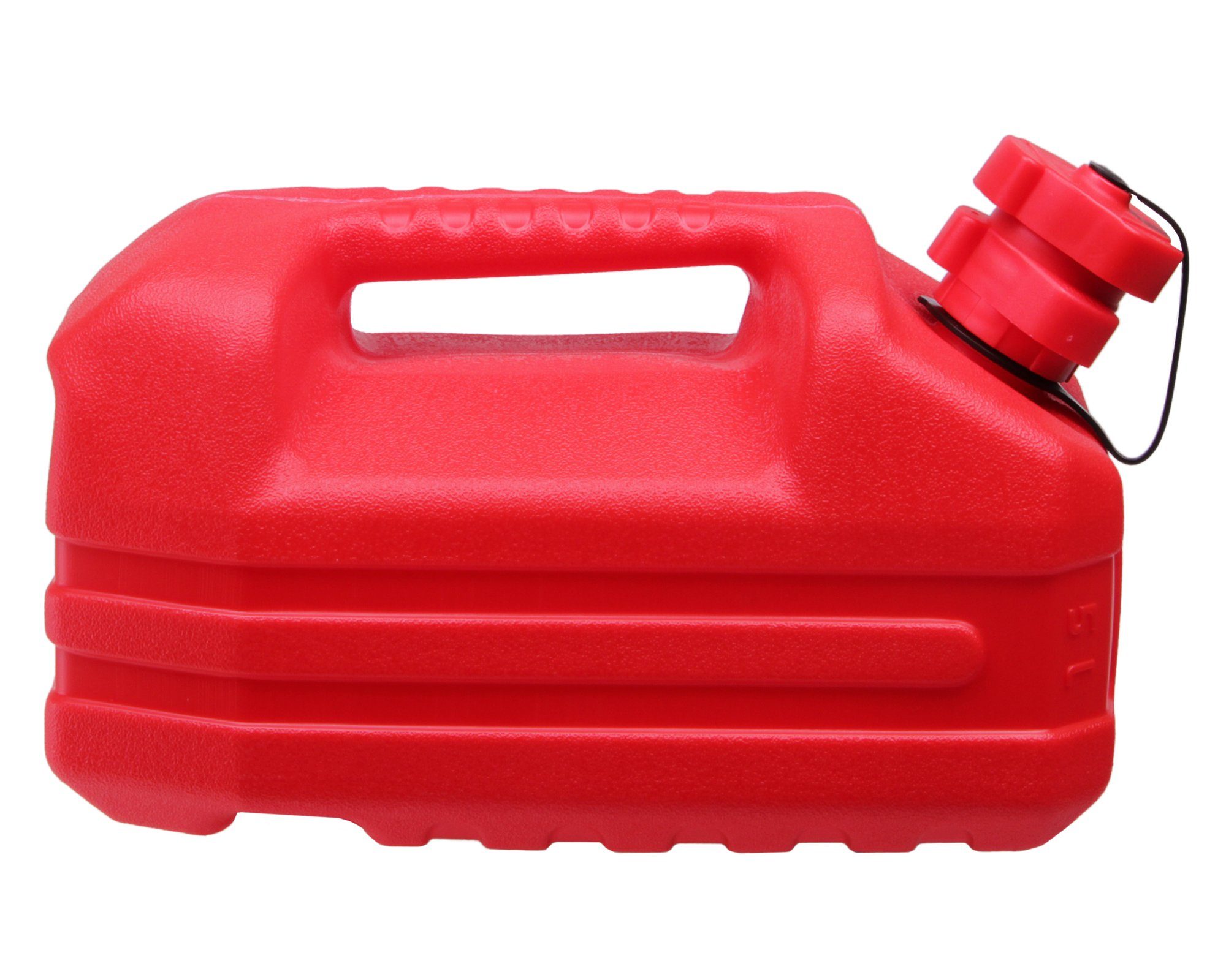 ONDIS24 Kanister Benzinkanister Reservetank Kanister für Kraft- & Schmierstoffe, integrierter Ausgießer & Tropfschutz UN-Zulassung 5 Liter