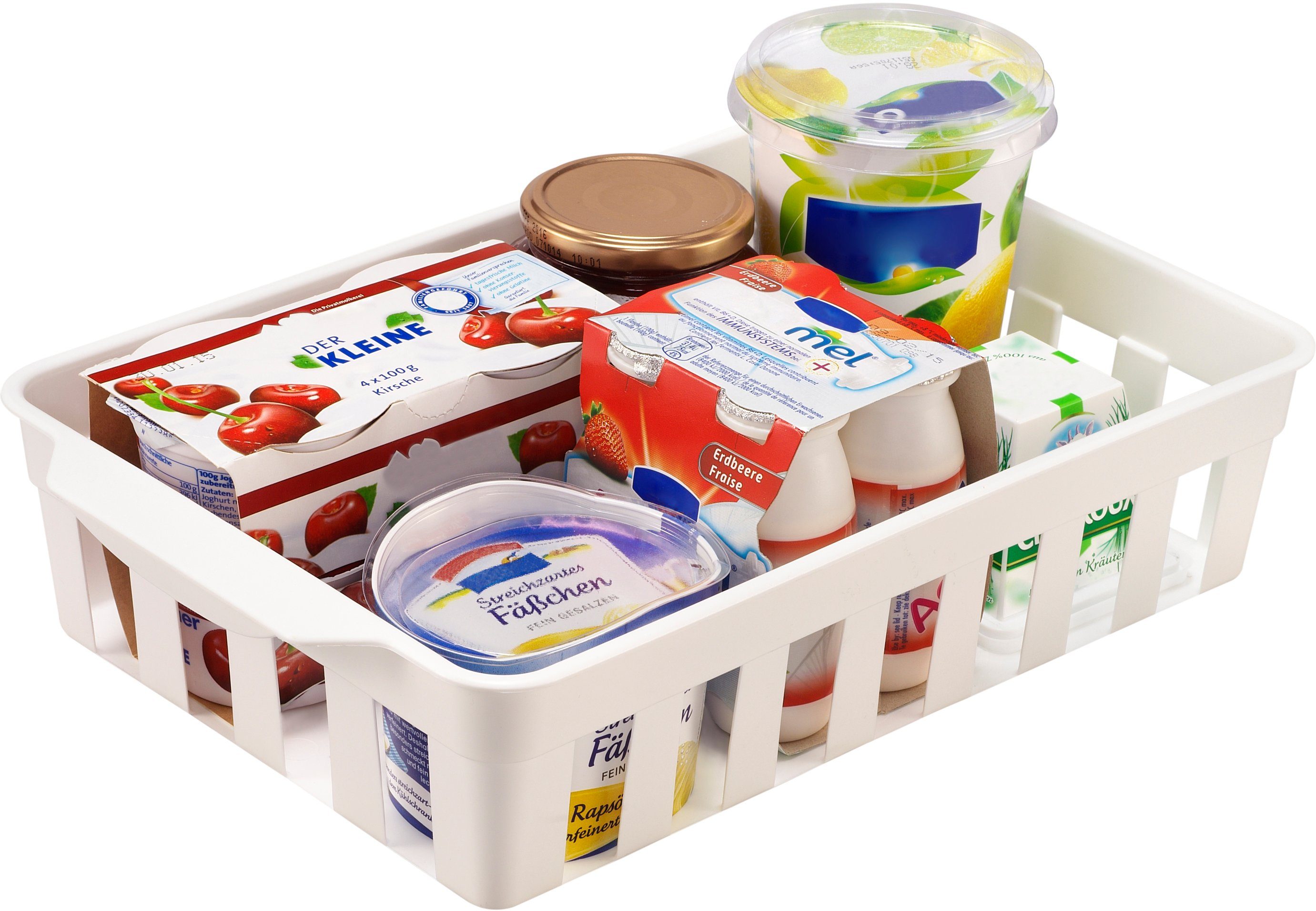 Ruco Aufbewahrungssystem, Kunststoff, (Set, 6-tlg), für den Kühlschrank, Kunststoff, je 2 Körbe in 3 verschiedenen Größen