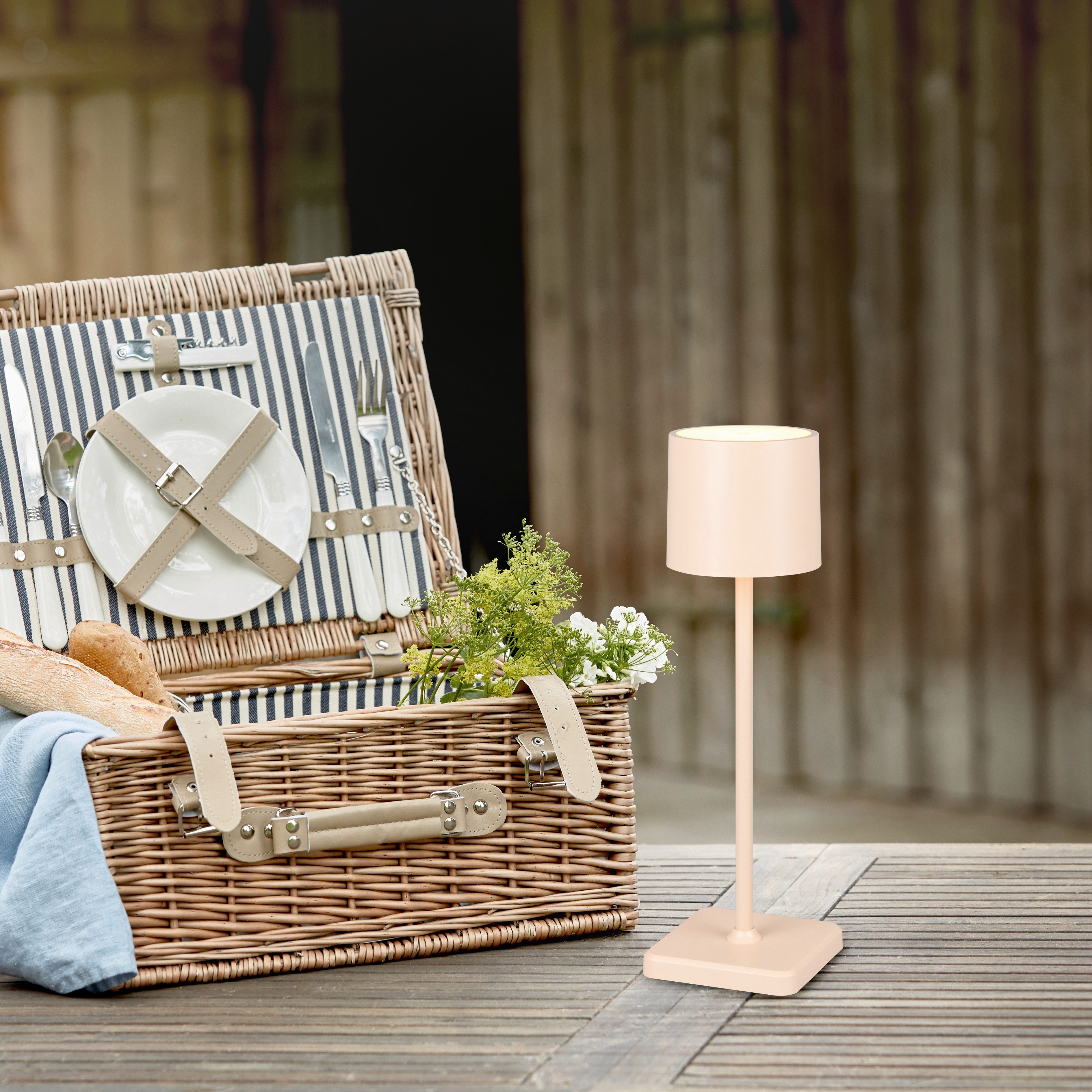 Reality Leuchten LED Außen-Tischleuchte Fernandez, Dimmfunktion, günstig online kaufen
