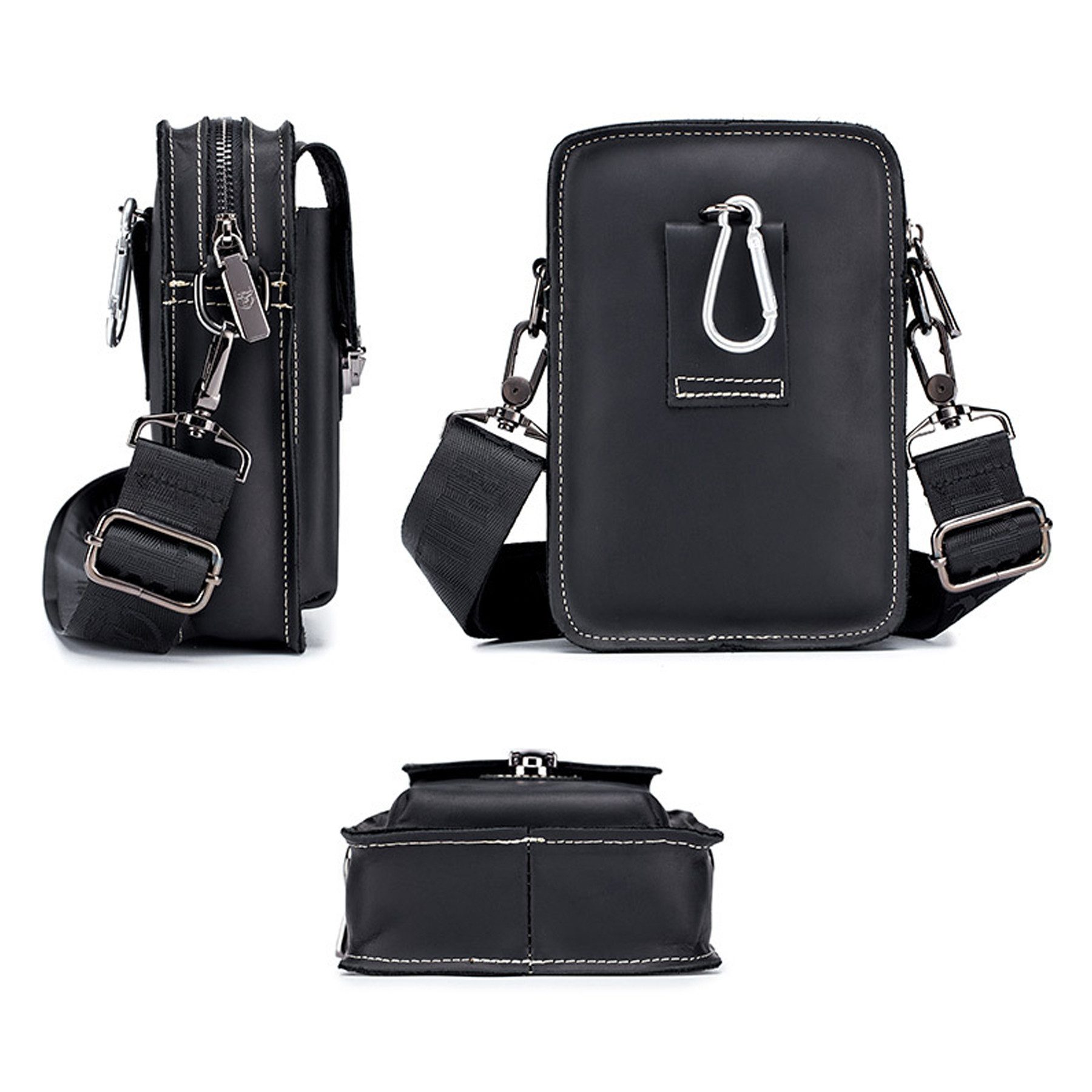 Mutig Umhängetasche Herren Schultertaschen Leder Umhängetasche günstig online kaufen