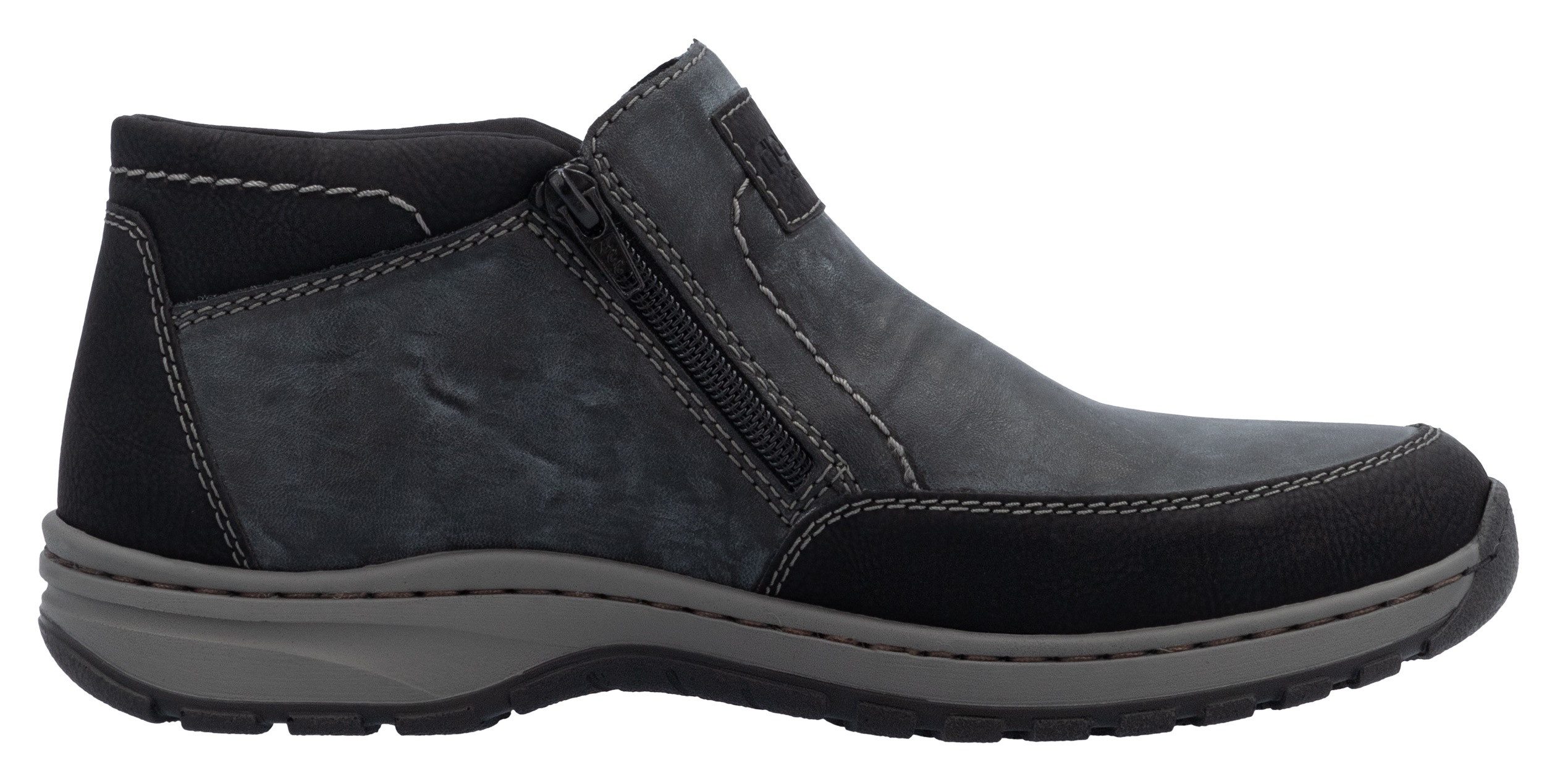 Rieker Winterboots, Winterstiefelette, Halbschuh mit beidseitigen Reißverschlüssen