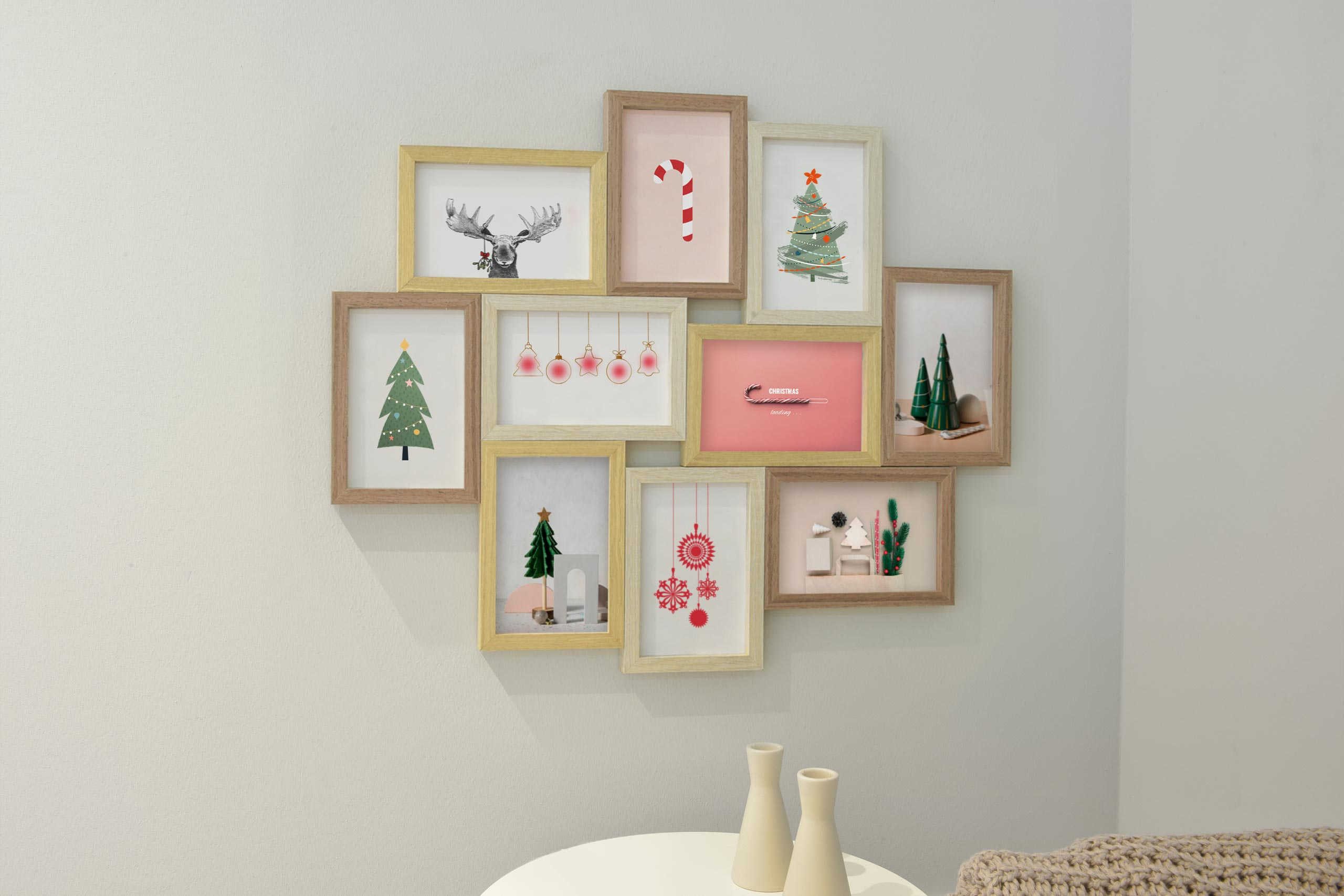 accent by nielsen Collagerahmen Mixed Colours Collage für 5/8/10 Fotos à10x günstig online kaufen