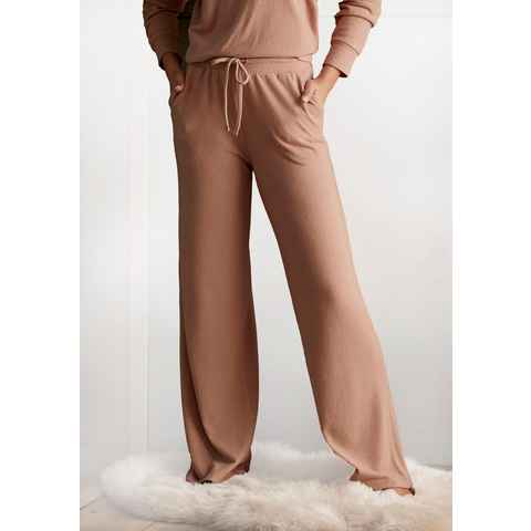 LASCANA Loungehose -Relaxhose mit weitem Bein, Loungewear